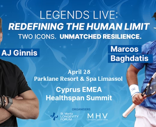 Ο θρύλος του τένις Μάρκος Παγδάτης και ο αστέρας του σκι AJ Ginnis θα πρωταγωνιστήσουν στο «Zero Burnout Masterclass» σε μια αποκλειστική εμφάνιση.